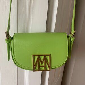Brat Green shoulder purse